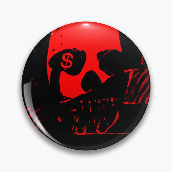 Item preview, Red Silhouette Head And Typography Experimental Rock designed and sold by SilverSultry.