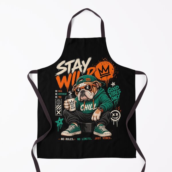 Item preview, Stay Wild Bulldog – Chill Streetwear Vibes designed and sold by limos.