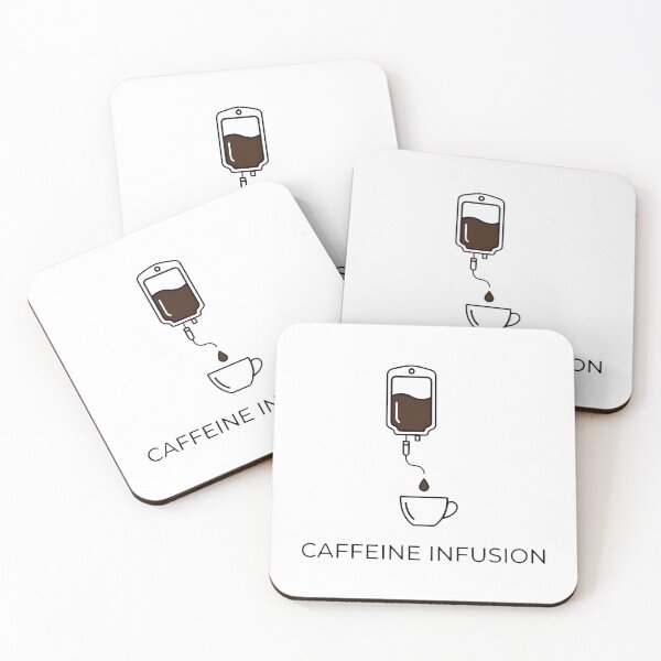 Item preview, Minimalist Medical IV Cup Caffeine Infusion Coffee Art designed and sold by pattman.