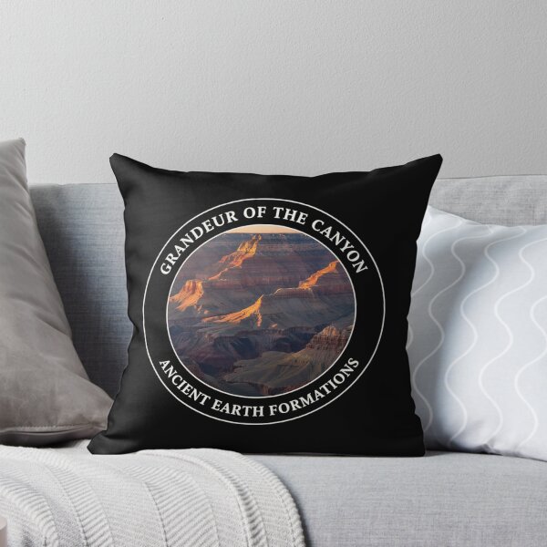 Item preview, Grandeur of the Canyon Ancient Earth Formations Retro Badge designed and sold by FestivityFinds.