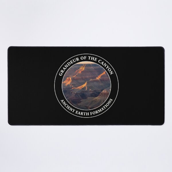 Item preview, Grandeur of the Canyon Ancient Earth Formations Retro Badge designed and sold by FestivityFinds.