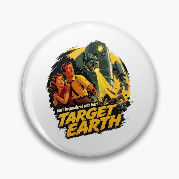 Item preview, Target Earth Retro Robot Invasion Movie designed and sold by ZubairNalban.