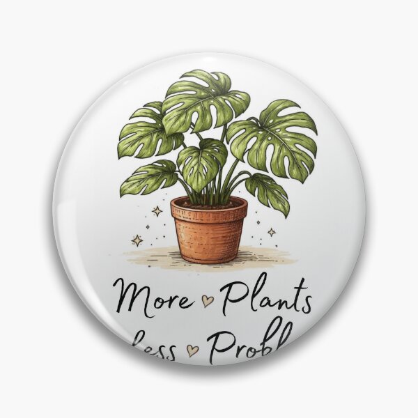 Item preview, More Plants Less Problems Houseplant Lover Design designed and sold by EcologicoolShp.