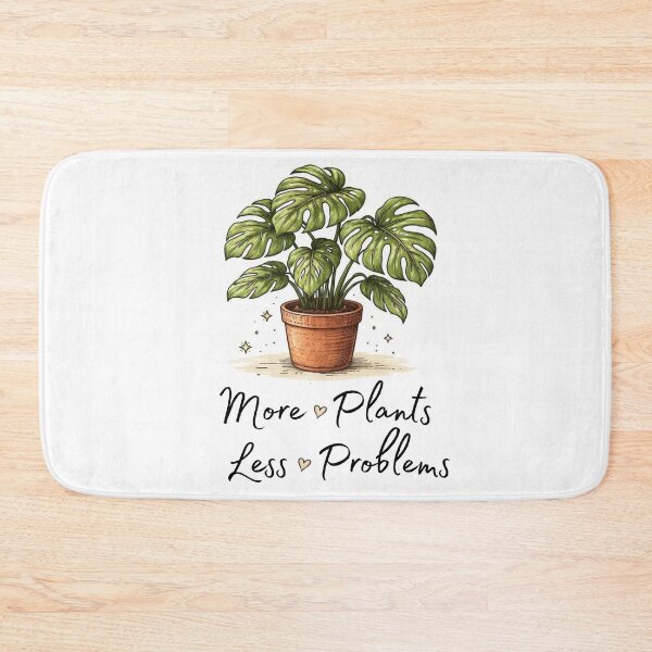 Item preview, More Plants Less Problems Houseplant Lover Design designed and sold by EcologicoolShp.