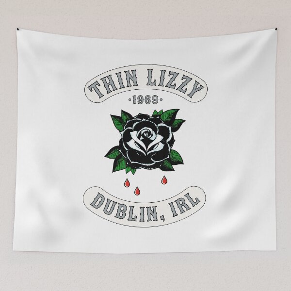 Item preview, Thin Lizzy Dublin Black Rose Rock Band designed and sold by GWARTUKSTORE.