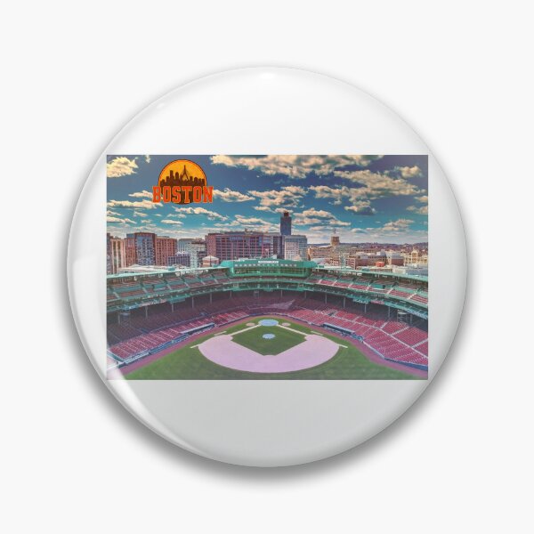 Artikelvorschau, Historische Stadtkulisse des Fenway Park Baseballstadions von Boston entworfen und verkauft von ReginaSeidman.