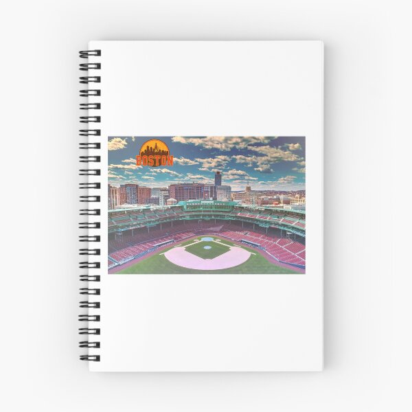 Item preview, Boston Fenway Park Baseball Stadium Vintage City Skyline designed and sold by ReginaSeidman.