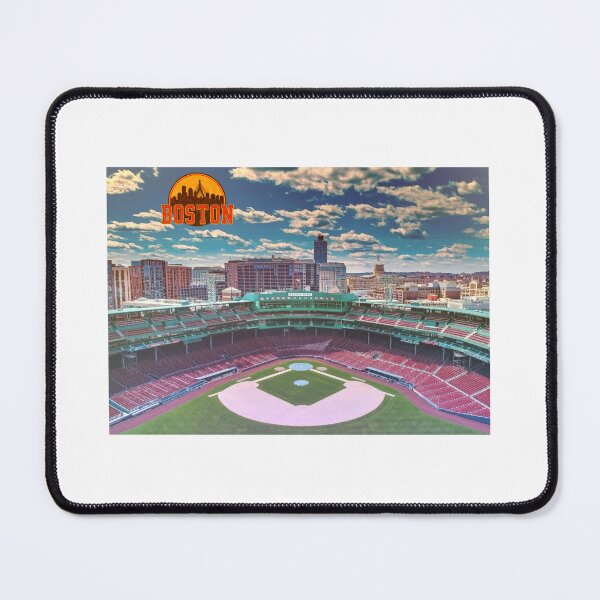 Item preview, Boston Fenway Park Baseball Stadium Vintage City Skyline designed and sold by ReginaSeidman.