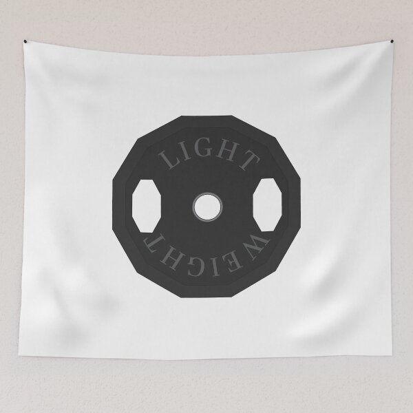 Item preview, Light Weight Gym Plate designed and sold by HoneyDogCo.