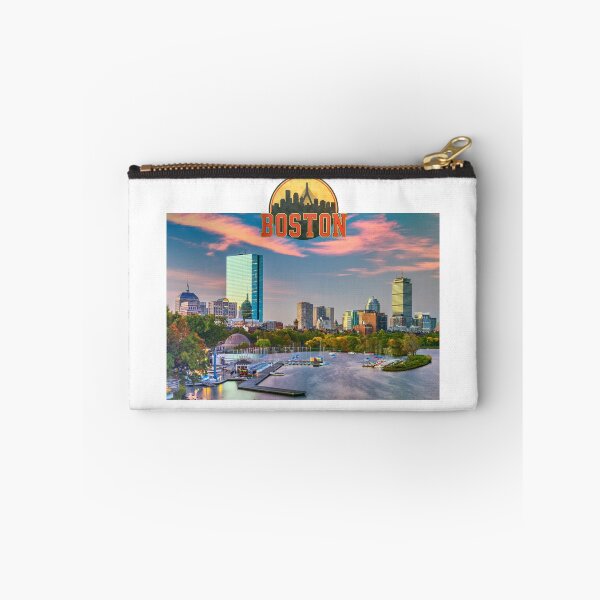 Item preview, Boston Skyline Charles River Vintage Cityscape designed and sold by ReginaSeidman.