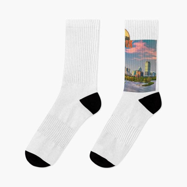 Item preview, Boston Skyline Charles River Vintage Cityscape designed and sold by ReginaSeidman.