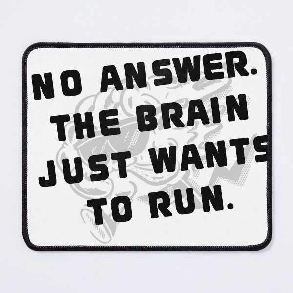 Item preview, Daily Brain Running Typography Design designed and sold by Daily Brain Store.