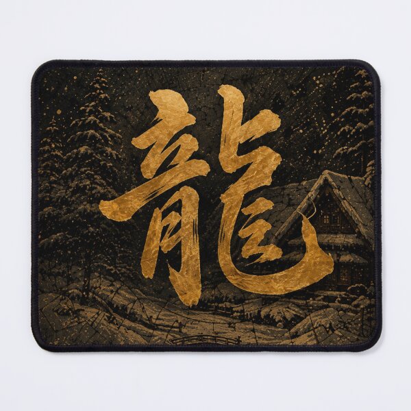 Item preview, Golden Dragon Moonlit Village designed and sold by Silent Japan Studio.