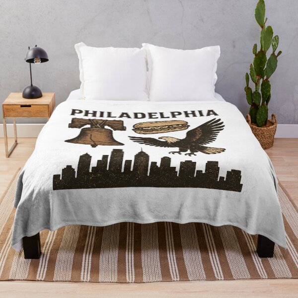 Item preview, Philadelphia City Icons Vintage Collage designed and sold by MaryBenne69623.