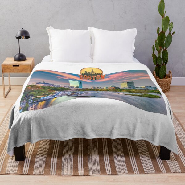 Item preview, Boston Skyline Charles River Vintage Cityscape designed and sold by ReginaSeidman.