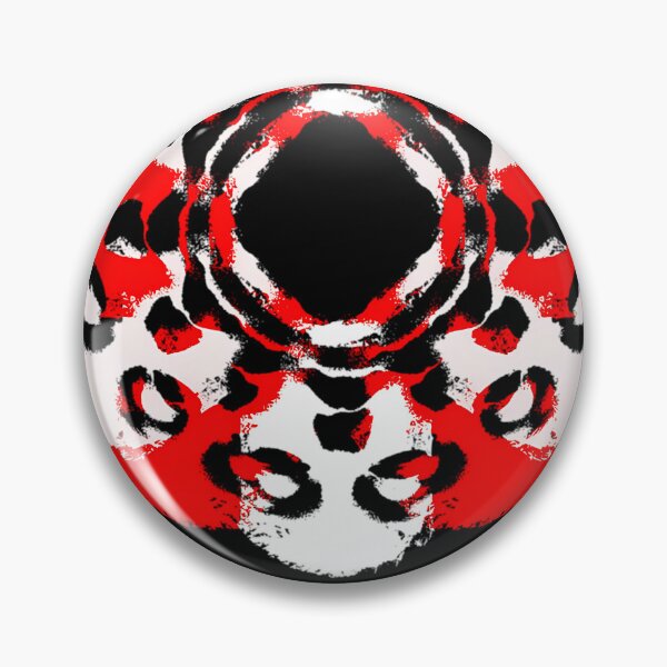 Item preview, Circle Red And White Silhouette Face designed and sold by AstroChasm.