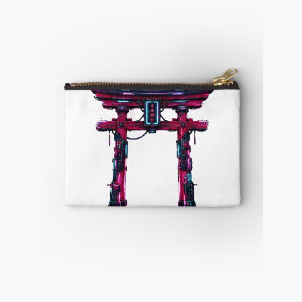 Item preview, Cyberpunk Torii Gate - Neon Future Shrine designed and sold by kummo-0319.