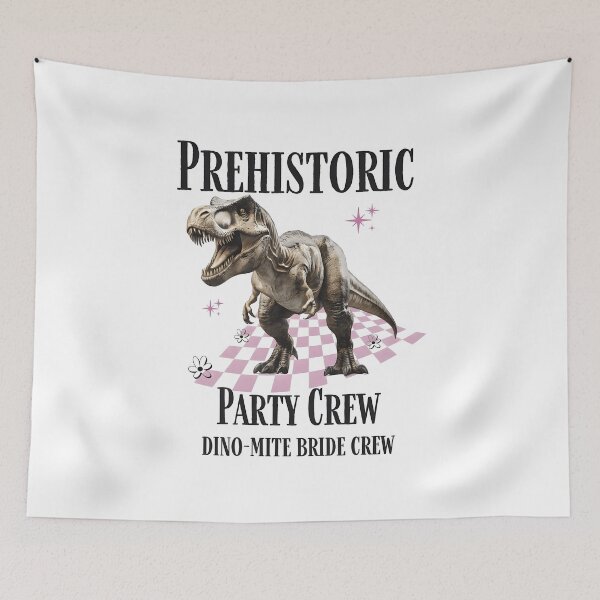 Item preview, Dino Bachelorette Party Crew Prehistoric Dinosaur Bride Bridesmaid Gift designed and sold by DianaVape.