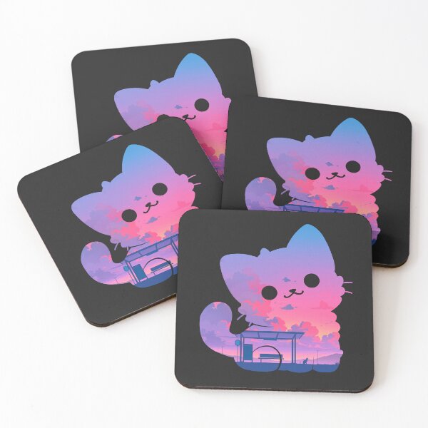 Item preview, Cute Cat Sunset Aesthetic designed and sold by mustbewhy.