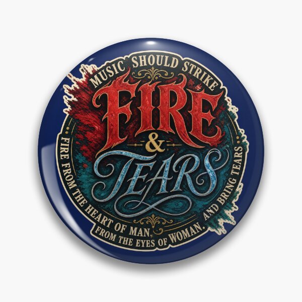 Item preview, Beethoven Quote: Music should strike fire and bring tears - Dark Academia Classical Music Emotional Art designed and sold by DoReMiStudio.
