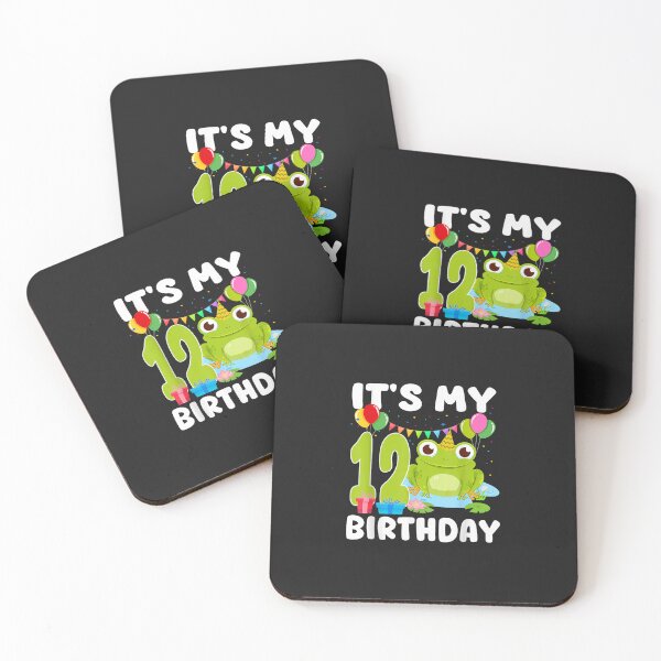 Item preview, Cute Frog It's My 12th Birthday Party 12 Years Old designed and sold by abig-eiyana.