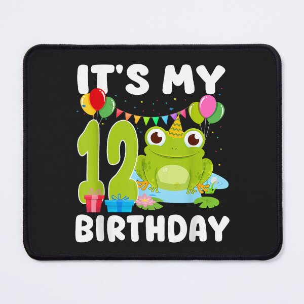 Item preview, Cute Frog It's My 12th Birthday Party 12 Years Old designed and sold by abig-eiyana.