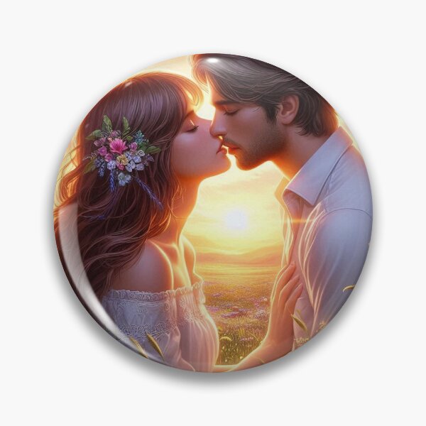 Item preview, "Amor al Atardecer entre Flores” designed and sold by yuliettestore.