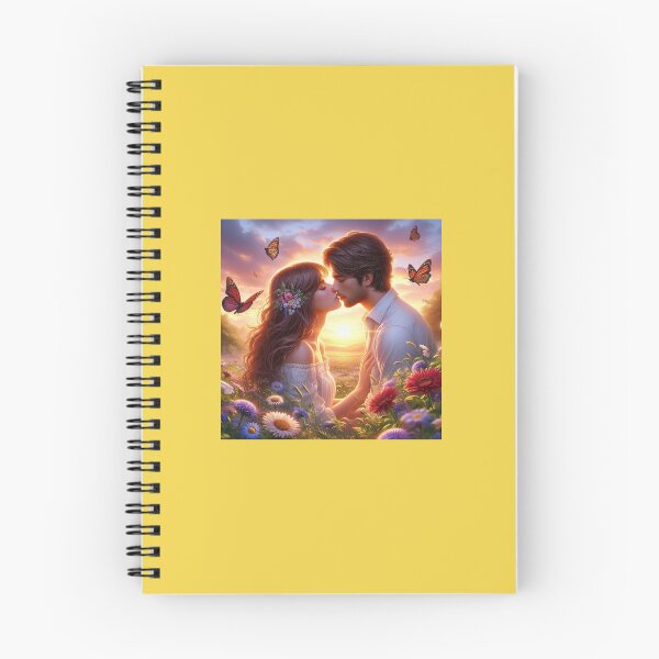 Item preview, "Amor al Atardecer entre Flores” designed and sold by yuliettestore.