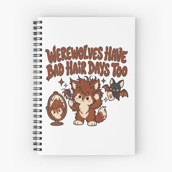 Item preview, Werewolves Have Bad Hair Days Too Tee, Cute Halloween Gift For The Dramatic Friend designed and sold by PhylonBoxx.