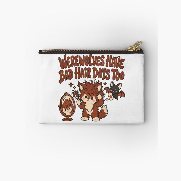 Item preview, Werewolves Have Bad Hair Days Too Tee, Cute Halloween Gift For The Dramatic Friend designed and sold by PhylonBoxx.