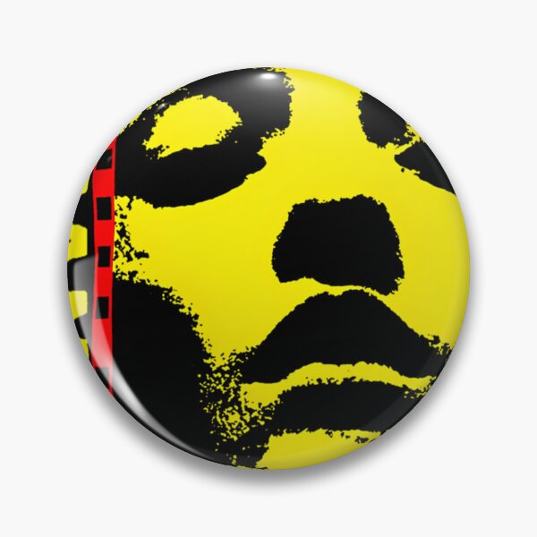 Item preview, Yellow Typography And Face In Red Frame designed and sold by WildPalitteArt.