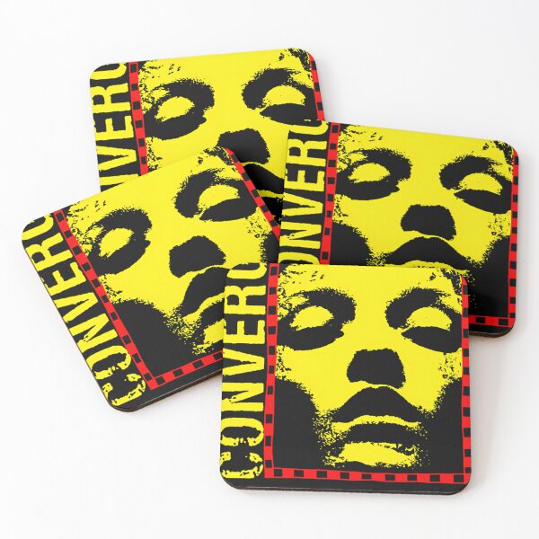 Item preview, Yellow Typography And Face In Red Frame designed and sold by WildPalitteArt.