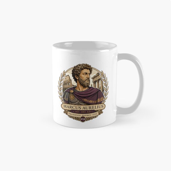 Artikelvorschau, Marcus Aurelius, römischer Kaiser, Stoiker entworfen und verkauft von Myra365Art.