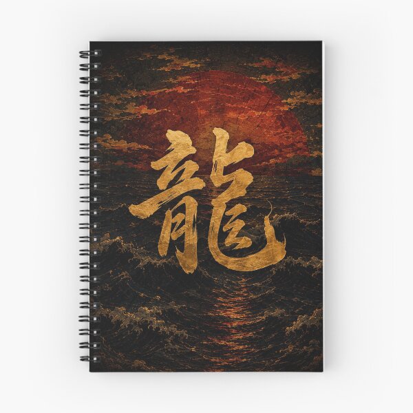 Item preview, Golden Dragon Sunset Waves designed and sold by  Silent Japan Studio.