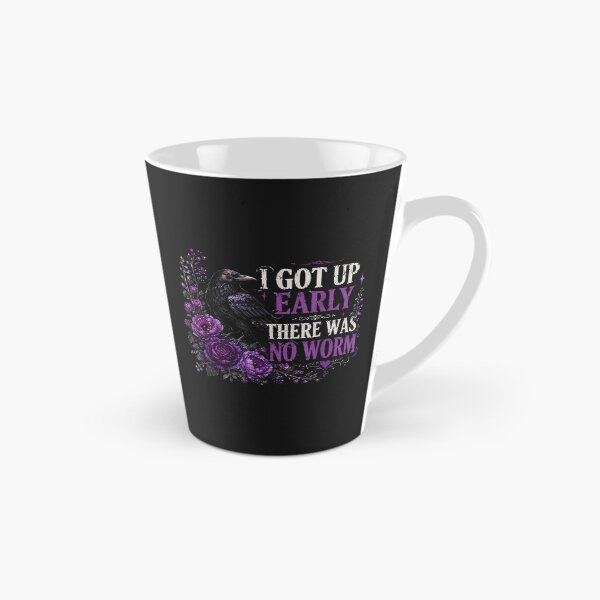 Item preview, Gothic Raven I Got Up Early There Was No Worm Floral designed and sold by abig-eiyana.