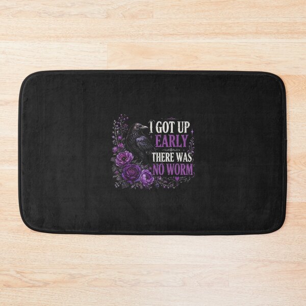 Item preview, Gothic Raven I Got Up Early There Was No Worm Floral designed and sold by abig-eiyana.