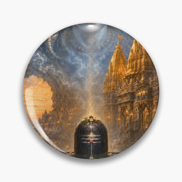 Item preview, 12 Jyotirlinga Series Kashi Vishwanath Jyotirlinga with Lord Shiva – Varanasi Sacred Fusion Art designed and sold by Homyar.