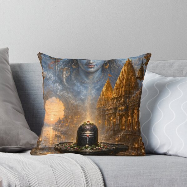 Item preview, 12 Jyotirlinga Series Kashi Vishwanath Jyotirlinga with Lord Shiva – Varanasi Sacred Fusion Art designed and sold by Homyar.