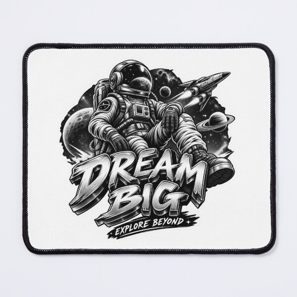 Item preview, Dream Big Explore Beyond Astronaut Sci Fi Space designed and sold by MR4me.