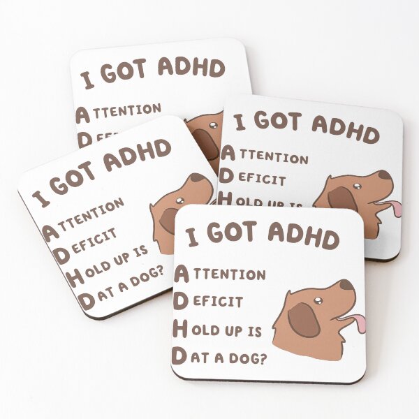 Item preview, Got ADHD Attention Deficit Funny Dog Humor Shirt designed and sold by Remontadarnia.
