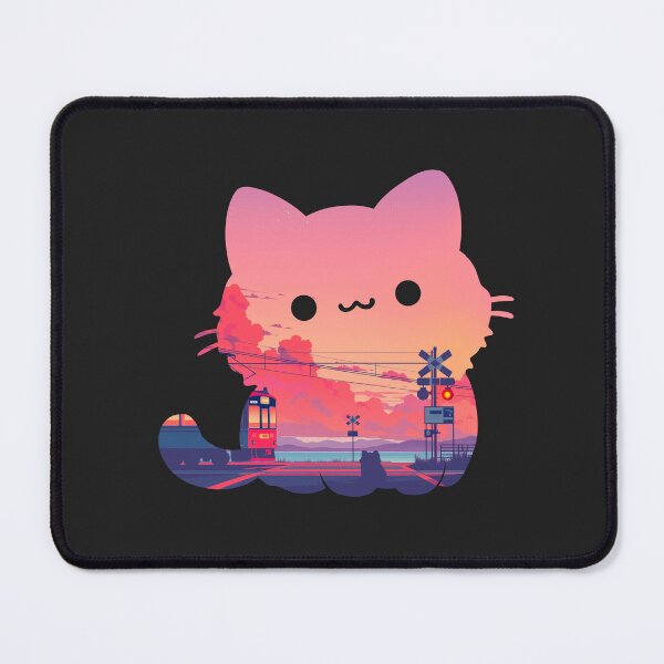 Item preview, Cozy Cat Japanese Sunset designed and sold by mustbewhy.