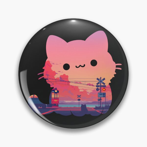 Item preview, Cozy Cat Japanese Sunset designed and sold by mustbewhy.