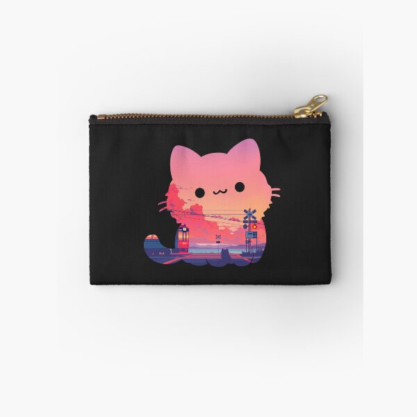 Item preview, Cozy Cat Japanese Sunset designed and sold by mustbewhy.