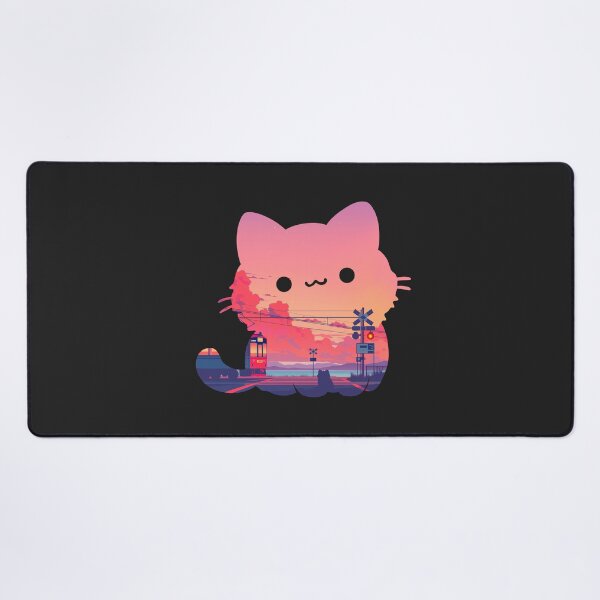 Item preview, Cozy Cat Japanese Sunset designed and sold by mustbewhy.