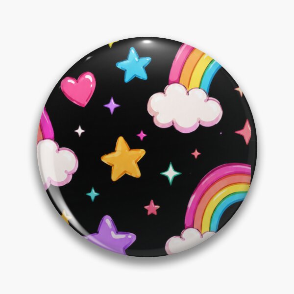 Item preview, Rainbow Hearts and Stars Pattern designed and sold by Car23314.