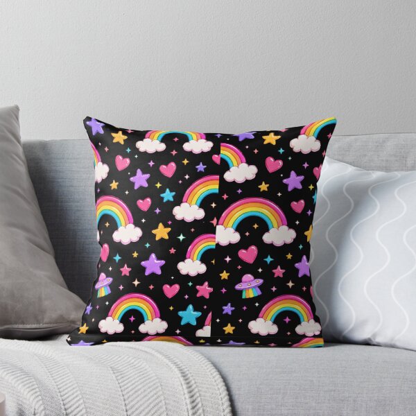 Item preview, Rainbow Hearts and Stars Pattern designed and sold by Car23314.