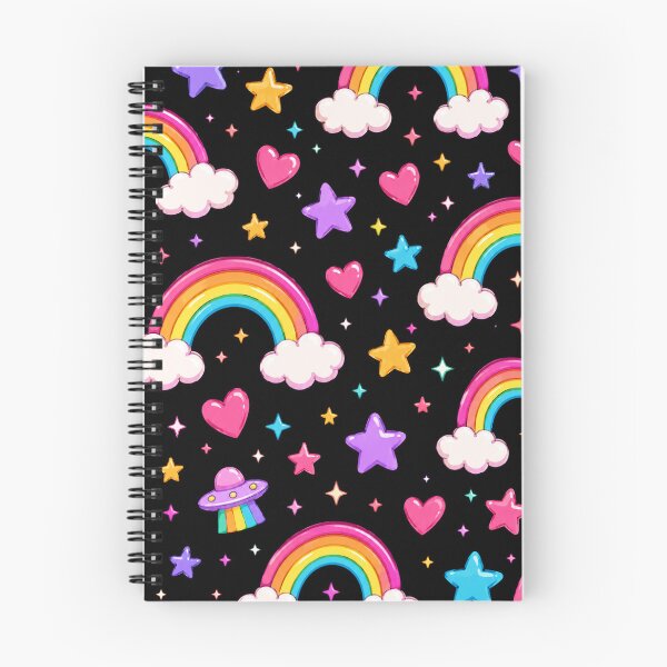 Item preview, Rainbow Hearts and Stars Pattern designed and sold by Car23314.
