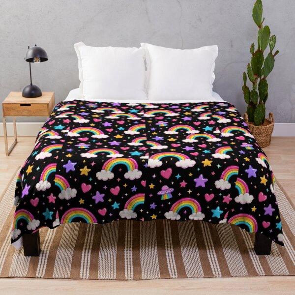 Item preview, Rainbow Hearts and Stars Pattern designed and sold by Car23314.