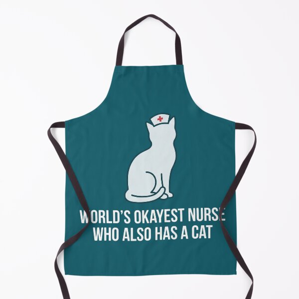 Item preview, World's Okayest Nurse Who Also Has a Cat designed and sold by Auraphonix.