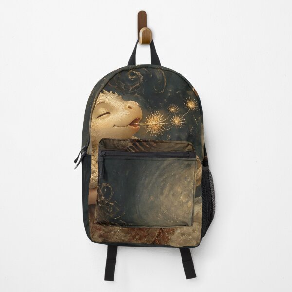 Item preview, Fairy Cuddling Baby Dragon with Dandelion Seeds designed and sold by sigmaartstudio.